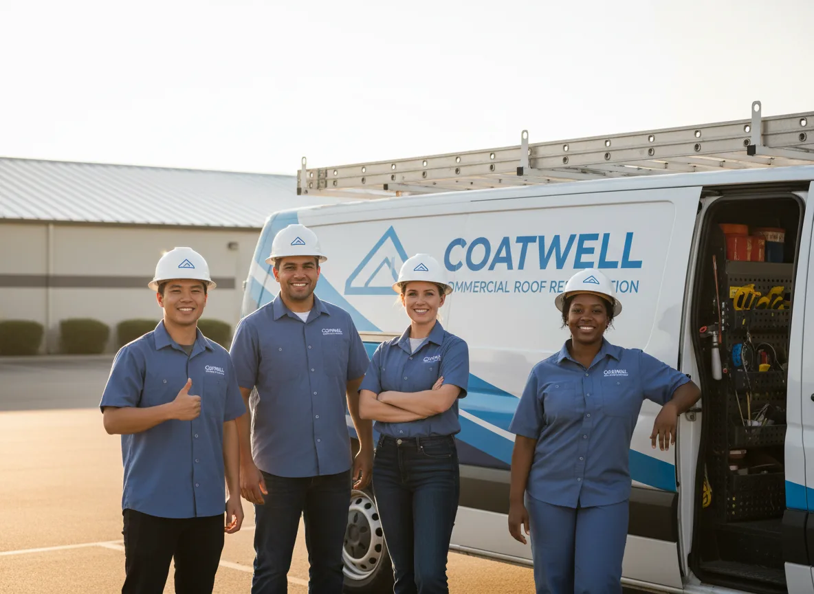 Commercial roof coating company in Round Top, TX
